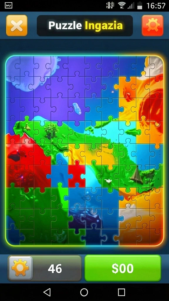 Tampilan grafis yang memukau di game 666F.
