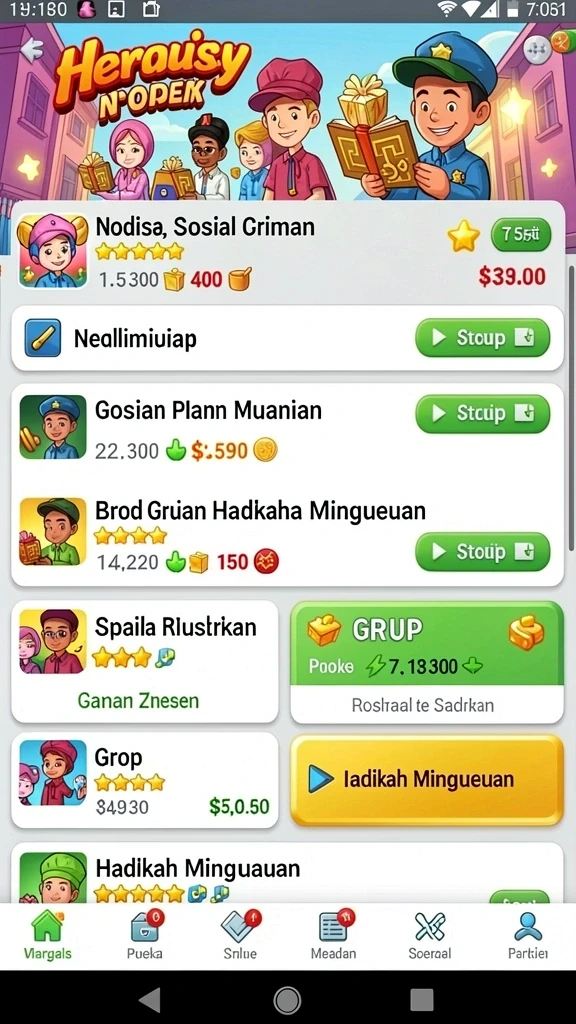 Mode multiplayer yang seru dan kompetitif di 666F.