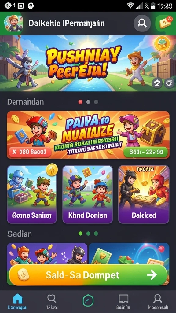 Tampilan antarmuka yang menarik dan mudah digunakan.