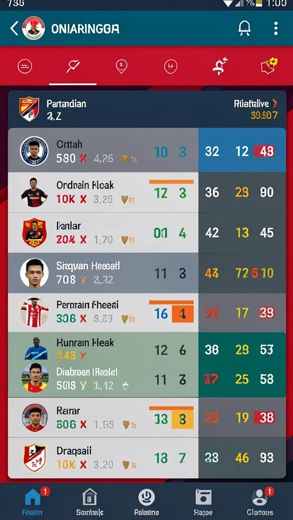 Tampilan grafis yang menarik dan berwarna.