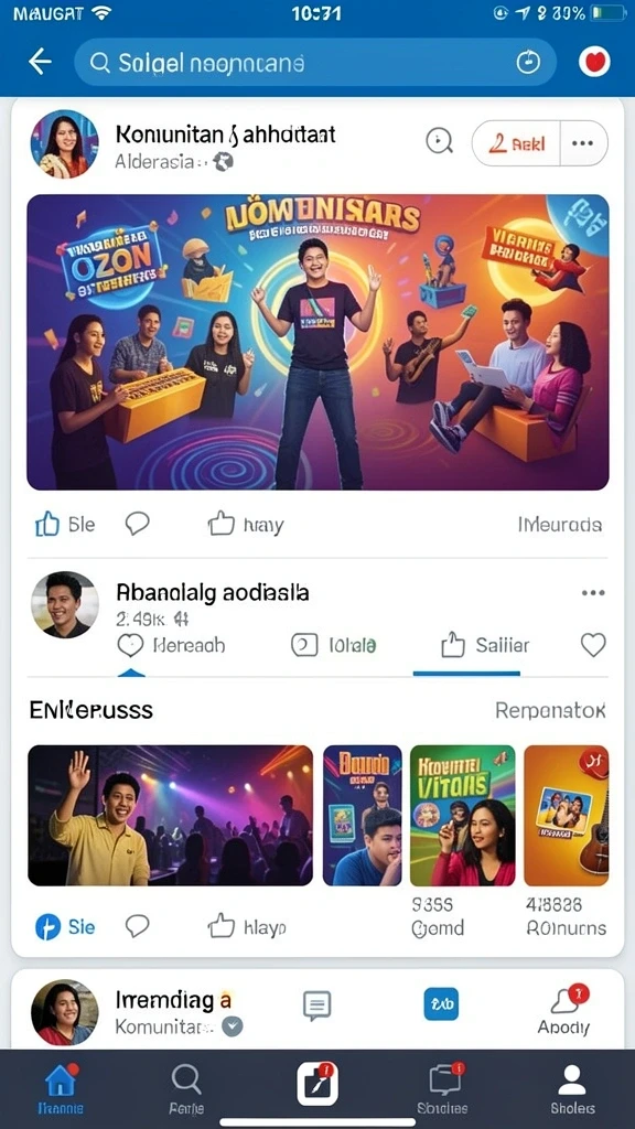 Screenshot menampilkan antarmuka permainan yang menarik.