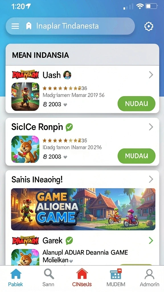 Fitur mode permainan yang beragam dan menantang.