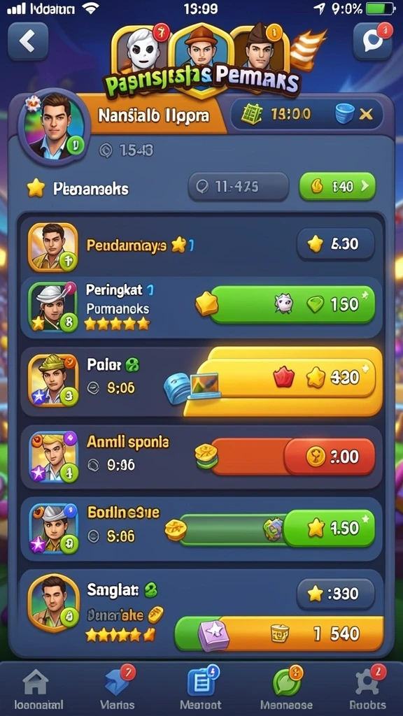 Tampilan antarmuka yang menarik dan user-friendly.