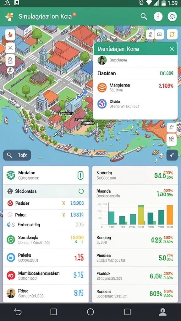 Karakter yang bisa diupgrade dengan berbagai kemampuan.