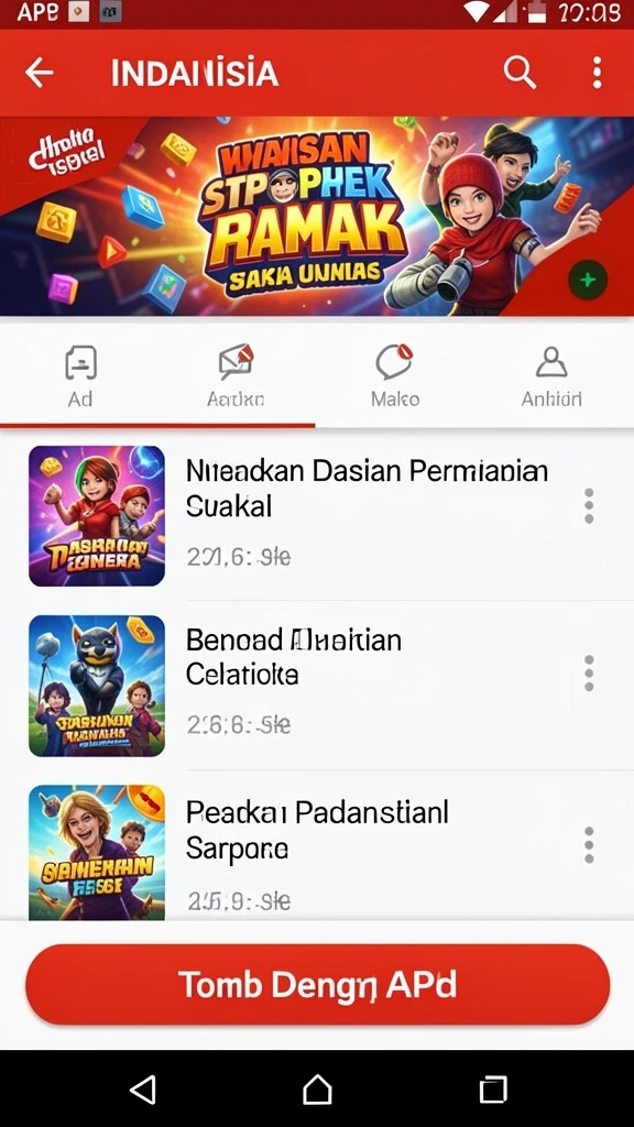 Tampilan antarmuka pengguna yang intuitif dan menarik.