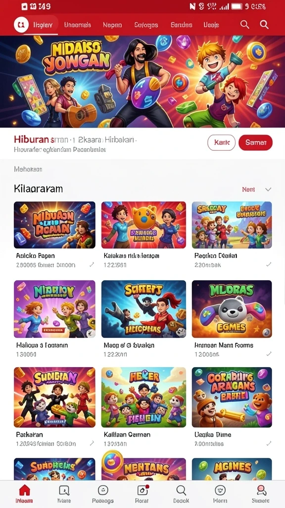 Gameplay interaktif yang menantang dan seru.