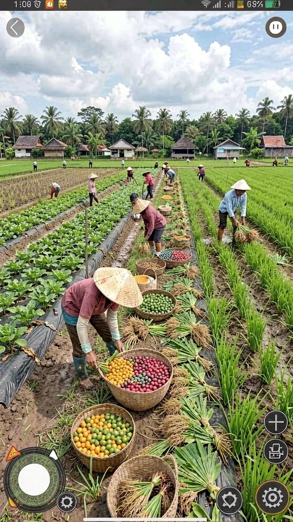 Pertandingan seru dengan pemain lain secara langsung.