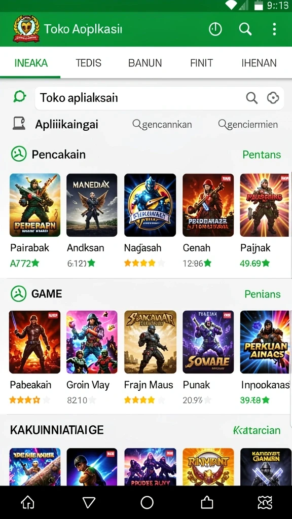 Mode permainan yang bervariasi dan menantang.