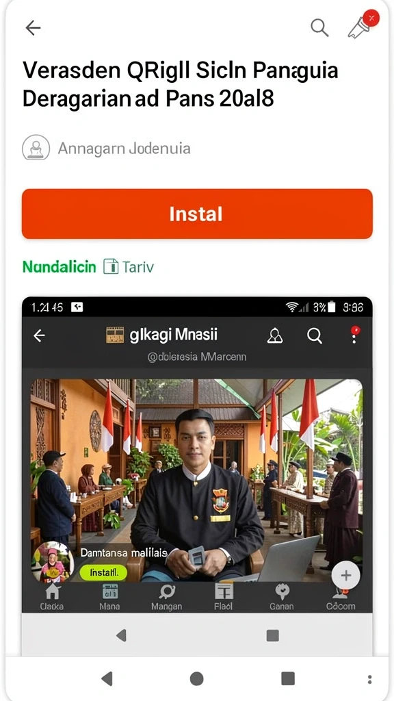 Tampilan antarmuka yang ramah pengguna.