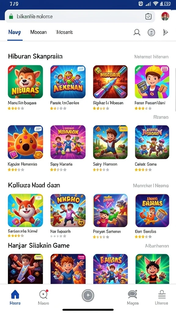 Tampilan antarmuka aplikasi HOKIBET yang menarik.
