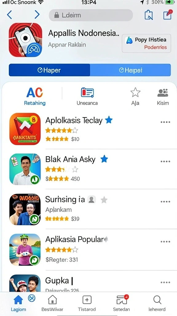 Tampilan antarmuka yang intuitif dan mudah dipahami.