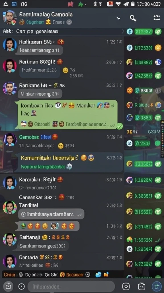 Tampilan permainan yang memukau dan interaktif.