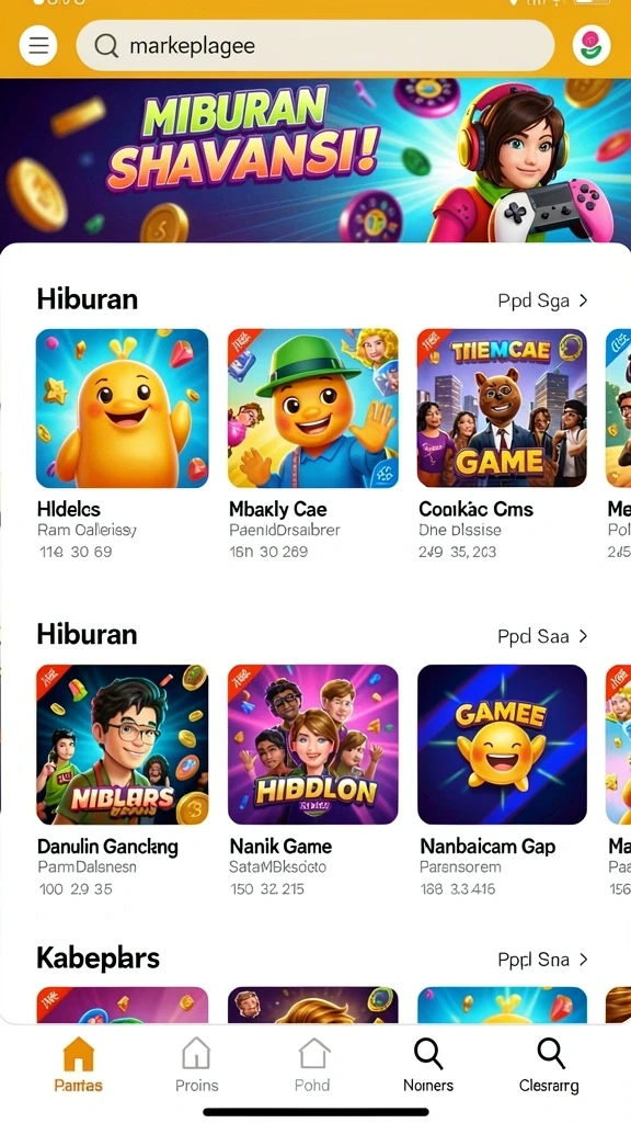 Tampilan antarmuka yang modern dan menarik.
