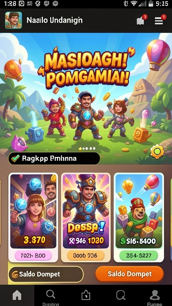 Screenshot 1: Menampilkan karakter utama dalam aksi.