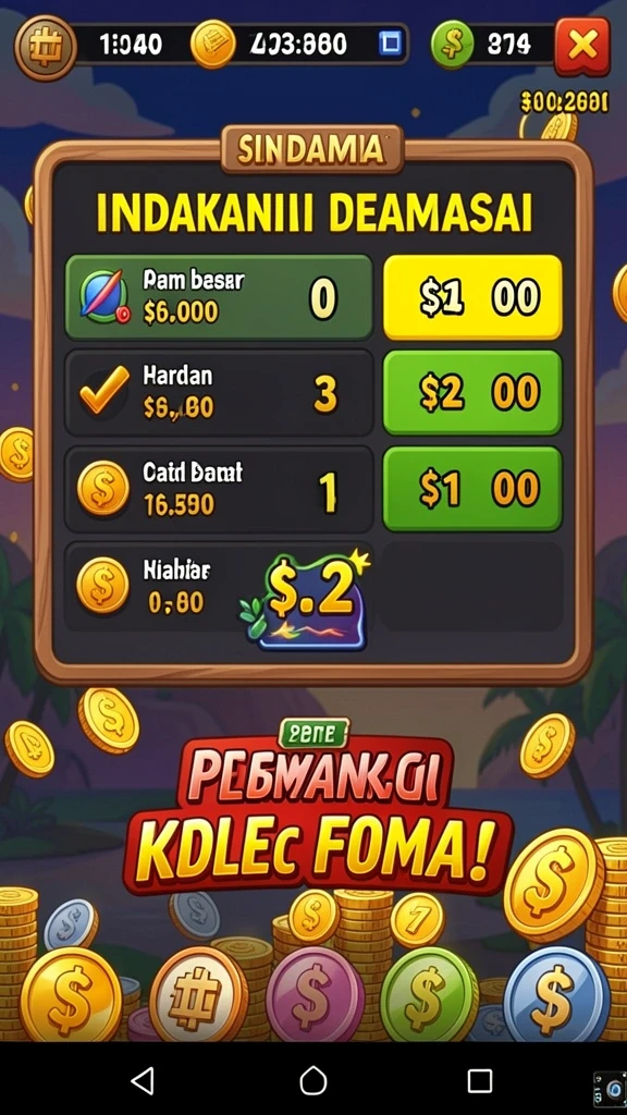 Level yang semakin menantang dan seru.