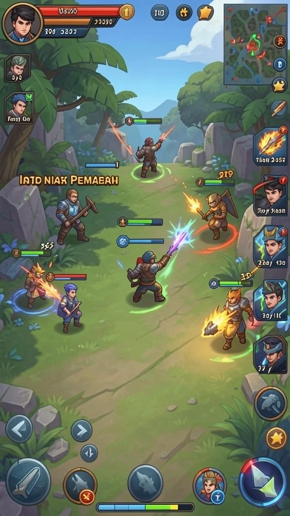 Fitur multiplayer yang mengasyikkan dengan teman-teman.