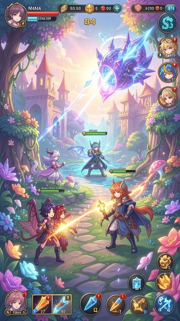 Visual game yang menakjubkan dan detail yang halus.