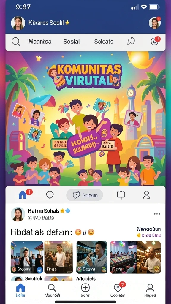 Karakter dengan kemampuan unik siap beraksi.