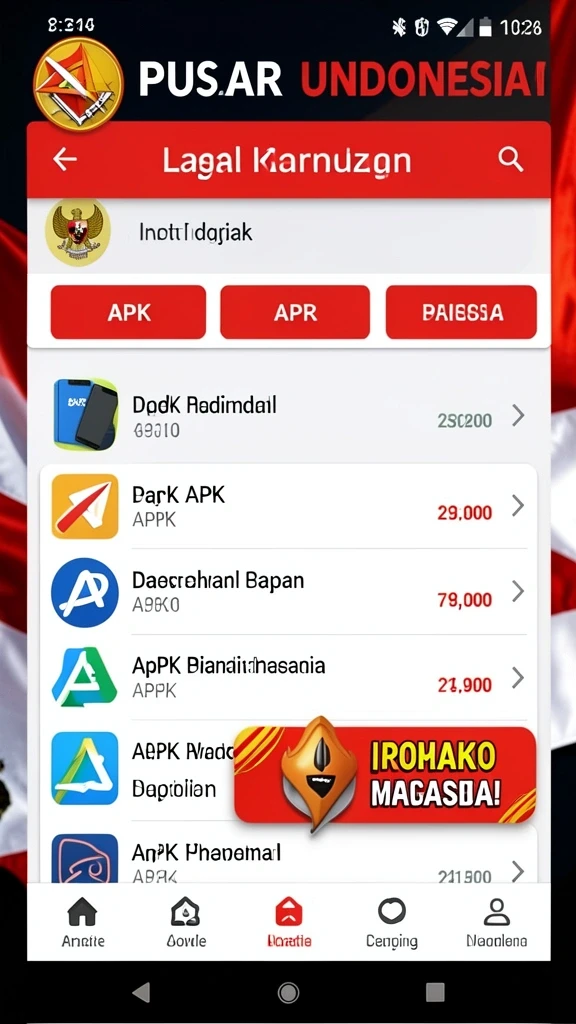 Pemandangan menakjubkan dari level yang baru.