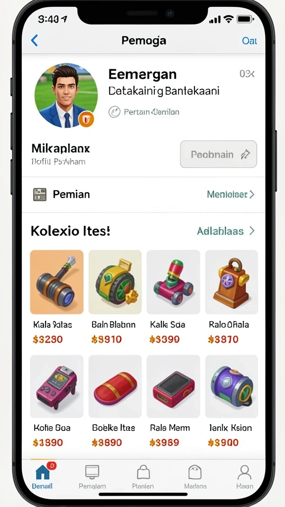 Tampilan grafis yang menawan dari dunia Viking.