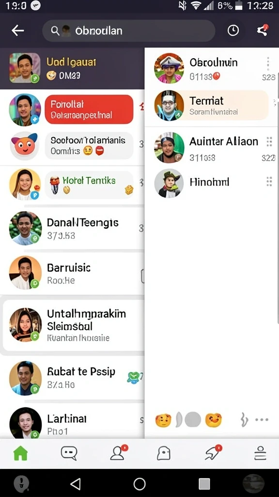 Tampilan antarmuka ZIATOGEL yang menawan dan mudah dinavigasi.